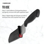 Farberware EdgeKeeper Santoko Knife, 7-inch Santoku, Stainless Steel - Image 5