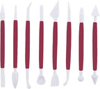 ScivoKaval Marshmallow Fondant Cake Decorating Hand Tool 12 Pcs 5 Sets - Image 2