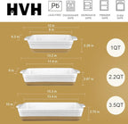 HVH Baking Dish Set, 9x13 Baking Dish, Large Casserole Dish Set, Ceramic - Image 4