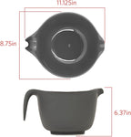 Glad Mixing Bowl with Handle – 3 Quart | Heavy Duty Plastic with Pour Spout and - Image 4