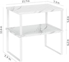 NEX Kitchen Counter Shelf, Stackable Cabinet Shelf Organizers Expandable - Image 3