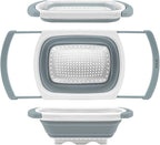 Qimh Collapsible Colander | Over The Sink Silicone Kitchen Strainers and by Qimh