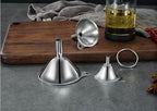 3PCS Kitchen Funnels Set, Stainless Metal Funnel - Image 9