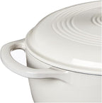 Lodge 4.5 Quart Enameled Cast Iron Dutch Oven - Image 5