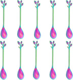 AnSaw Elegant Rainbow Leaf Coffee Spoons by AnSaw