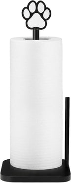 Leinuosen Dog's Paw Paper Towel Holder Farmhouse Dog's Paw Wooden Paper Towel by Leinuosen