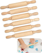 8-Inch Premium Kids Mini Rolling Pins Splinter-Free, Non-Stick Hardwood - Image 5