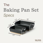 Mora Ceramic Set of 2 Baking Dishes - Image 2