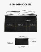 Xeoxarel Aprons with 4 Pockets 23.5'' X 11.5'' - Image 6