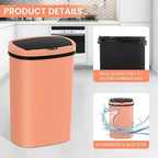 13 Gallon Trash Can, 50Liter Plastic High-Capacity Automatic Kitchen Trash Can - Image 6