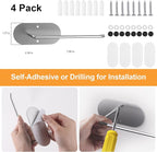 4 Pack Tumbler Lid Organizer, Space Saving Cup Lid Organizer - Image 2