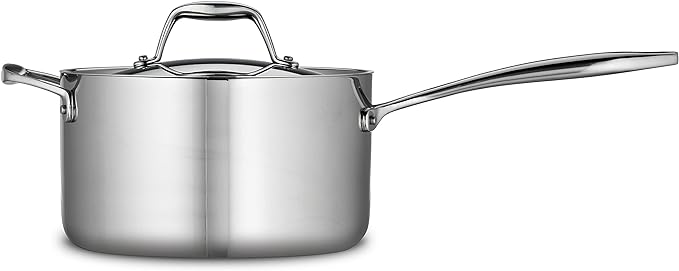 Tramontina Signature Tri-Ply Clad Stainless Steel 4-Quart Sauce Pan - Image 2