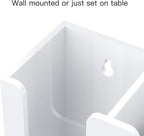 Richboom Acrylic Coffee Cup and Lid Storage Organizer Holder, 2 Compartments - Image 5