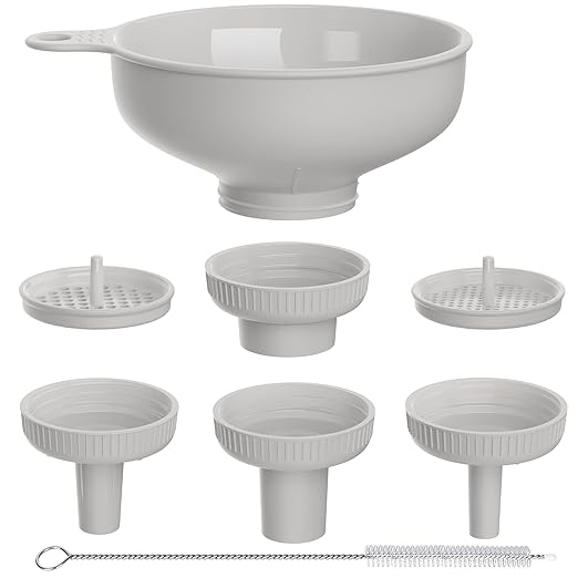 Pisol Wide Mouth Versatile Funnel, Canning Funnels by Pisol
