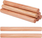 OLYCRAFT 8pcs Wood Rolling Pins 10 inch Clay Rolling Pins 1.1 inch Diameter by OLYCRAFT