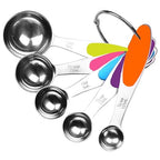 Fsdifly-Stainless Steel Measuring Spoons 5 Piece Stackable Set by Fsdifly