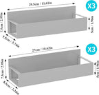 HuggieGems 6 Pack Magnetic Spice Storage Rack Organizer - Image 7