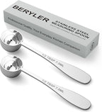 2PCS 1/2tbsp Single Measuring Spoon, Stainless Steel Individual Teaspoon by BERYLER