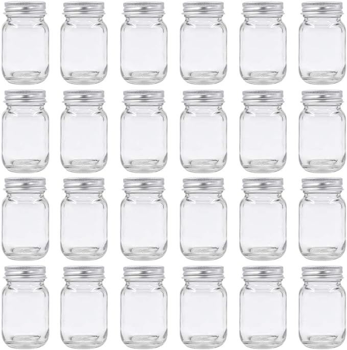 U Pack 2oz Mason Jar with Silver Lid by Unknown