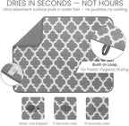 Bellemain XL Dish Mat 24" x 17" Microfiber Dish Drying Mat, Super absorbent - Image 3