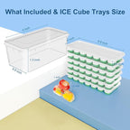 Ice Cube Tray, Ice Cube Trays for Freezer 5 Pack - Image 5