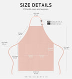Syntus Apron for Men Women, Adjustable Cooking Kitchen Chef Aprons - Image 2