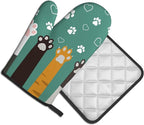 Cat Oven Mitt Potholders Sets - Image 2