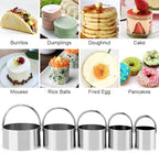 Pastry Cutter, Biscuit Cutter, Dough Scraper, Silicone Baking Mats, Stainless - Image 6