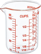 High Borosilicate Glass Measuring Cup-V-Shaped Spout，Glass Measuring Beaker by AckersBORO33