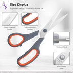 Scissors Bulk Set of 25-Pack, Niutop 8" Multipurpose Sharp Sewing Craft Shears - Image 4