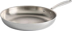 Tramontina Signature Tri-Ply Clad Stainless Steel 12-Inch Large Frying Pan by Tramontina