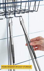 JETKONG 2 Pcs 12-Inch Food Tweezer Tongs, Stainless Steel Kitchen Tweezer - Image 4