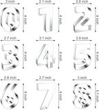 4 Inch Number Cookie Cutter Set - Image 2
