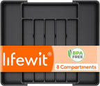 Lifewit Silverware Drawer Organizer, Expandable Utensil Tray by Lifewit