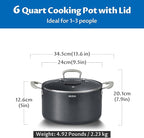 6 Quart Nonstick Stock Pot - Image 7
