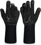 Comsmart BBQ Gloves, 1472 Degree F Heat Resistant Grilling Gloves Silicone by Comsmart