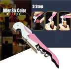 Professional Waiter Corkscrew Wine Openers Set, Heavy Duty Stainless Steel - Image 6