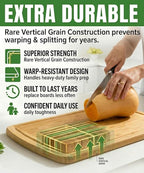 Greener Chef Luxury Bamboo Cutting Board - Image 3