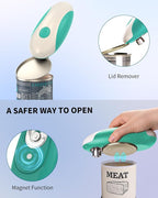 CIRCLE JOY Rechargeable Electric Can Opener, One-Touch Automatic Can Opening - Image 5