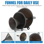 Plastic Kitchen Funnel Set of 3, Round Kitchen Funnels - Image 3