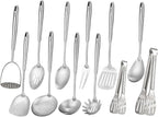 18/10 Stainless Steel Kitchen Utensils Set by Standcn