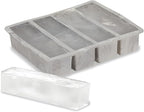 Host Ice Cube Tray, Makes Four 5-Inch Long Cubes, Durable Silicone Trays - Image 6