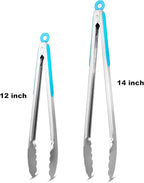 304 Stainless Steel Kitchen Cooking Tongs - Image 4