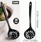 Large Plastic Serving Spoons, Disposable Heavy Duty Serving Spoons, Long Handle - Image 2