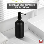 GMISUN Black Soap Dispenser, 1 Pack Matte Black Bathroom Hand Soap Dispensers - Image 5