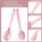 P&P CHEF Silicone Cooking Utensils Set of 7, Heat-proof Kitchen Utensils Set - Image 3