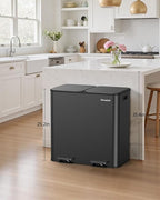 Lovewind Trash Can, 2 x 10.5 Gallon Garbage Can - Image 2