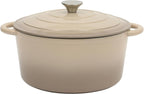 Gibson Home Addlestone 7 Qt Enameled Cast Iron Dutch Oven Pot by GibsonHomewares