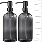 GMISUN Black Soap Dispenser, 2 Pack Hand Soap Dispensers by GMISUN