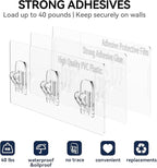 YASONIC Shower Caddy Adhesive, Rustproof Shower Shelves - Image 7